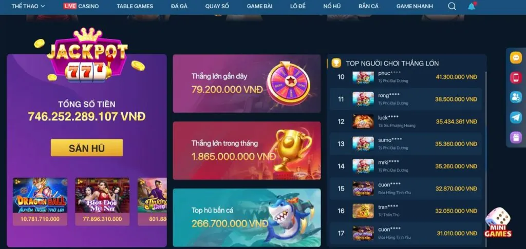 Chương trình hoàn trả rich88 win